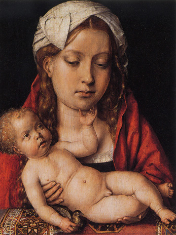 Michel Sittow, Maria mit dem Kind, 1515/18, the German State Museum’s Gemäldegalerie<br> - pics/2004/sittow.jpg