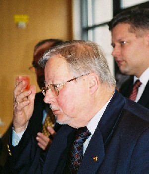 Leedu ekspresident, Euroopa Parlamendi saadik Vytautas Landsbergis.<br>Foto: A. Siebert - pics/2005/9232_2.jpg