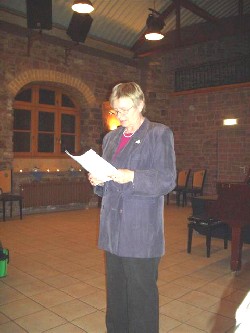 Pr. Rita Fromm kõnelemas.
Foto: M. Bagger
 - pics/2005/9467_1.jpg