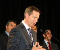 Premier Dalton McGuinty and cabinet members at recent Liberal party Christmas gathering in Toronto.   Photo: Adu Raudkivi.<br> - pics/2010/12/30756_1_t.jpg