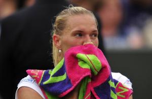 Kaia Kanepi - Sabine Lisicki (Wimbledon) Foto: GLYN KIRK, AFP  - pics/2013/07/39775_001_t.jpg