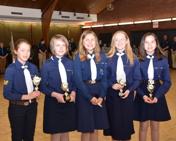 Gaidide laskevõistluste võitjad, Imbi Uukkivi, Liia Holmberg, Eliise Leivat, Kaisa Kasekamp (puudub), Häli Puust ja Kaili Meiusi - pics/2019/04/53528_026_t.jpg