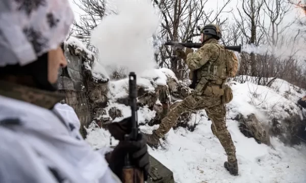 Ukraina sõjaväelased Marinka lähedal, 14. veebruar, 2023. Foto: Marko Đurica/Reuters - pics/2023/02/59999_001_t.webp