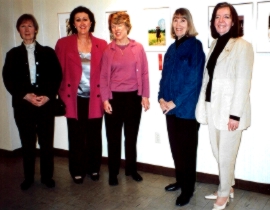  	Naima Aer, Nora Wallner, Dawn Jamieson, Elvi Aer, Ingrid Heinmaa. F:H.Oja   - pics/prior2003/KEVF.jpg